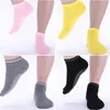 Chaussettes bonneterie 5 paires Pack Trampoline pour adulte maison Sport coton anti-dérapant respirant sol Yoga Massage des pieds