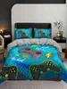 Gamepad Bedding Set with Deluxe Duvet Cover Gamer Queen King Soft Quilt Kids Bedroom