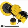 5pcs/set Power Scrub Drill Cleaning Brush For Bathroom Shower Tile Grout Cordless Scrubber Attachment Brushes Kit 6 colors