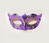Rastgele Renk Gönderilen Parti Maskesi Erkek Kadınları Bling Gold Glitter Cadılar Bayramı Maskeli Befer Maskeleri Kostüm Cosplay Mardi Gras 0816