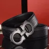 2022 Cinturones Hombres diseñadores Cinturones para mujer Moda Moda Casual Negocio Metal Hebilla Cinturón de cuero Ancho 3,5 cm con caja Sliver Negro Dorado