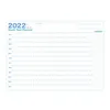 Kawaii Cool Calendar Planner for Stickers Wall Daily Schedule Schecking Office Calendars أجندة السنة هدية W220330