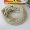 Scarves 2022 Warm Knitted Circle Scarf Winter Women Men Neck Cable Ring Infinity Foulard Casual Outdoor Snood Bufanda