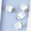 Night Lights 2pcs USB Mini LED Light 5V Portable Reading Book Lamp Warm Cool White For PC Bedroom Bedside Desk TravelNight