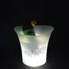 LED CERE ICE ICE BULLET Drinkware Colorful Light Bar Acrylic Champagne Bucket 5L Cocktail Wine Cooler KTV HH22-87