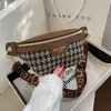 Luksusowy piterek dla kobiet torebki i torebki Designer Crossbody saszetka na pasek saszetki w talii Korean Fashion Bum Chest Bag portfel