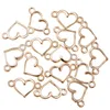 Bulk 1000pcs Heart shaped connector Charms Pendant Bracelet Jewelry Making Handmade Crafts 14.5x8mm