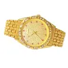 Marca suíça All Sky Star Fashion Diamond Inclaid Luminous Watch Imperme impermeável Belt Belt Great Watch Watch