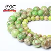 Other Natural Green Sea Sediment Turquoises Beads Imperial Jaspers Round Loose Stone For Jewelry Making Diy Bracelets 4-10MM 15" Wynn22