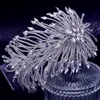 Super Big Hairbands Crowns Bridal Crowns Tiaras Headpieces Włosy Pałeczki Urodzinowe Strona głowy Korony Akcesoria Klejnoty Ślubne Brides Jewellries