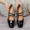 2022 New Women Pumps Fashion High Heels Sandals Shoes For Ladies Patent Leather Pointed Toe Heel Shoes Female Elegant Pump Shoe