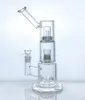 Thick and stable glass hookah Vapexhale water pipe matrix perc with 5.4 in; high bracket aerator rod (GB-318)