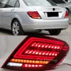 2st LED-bakre bakljusmontering för MERCEDES BENZ W204 C180 C200 C220 C260 C280 C300 2007-2014 Bumperbromsstopp Vrid signallampan