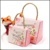 romantic flower candy boxes