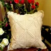 Coussin/Oreiller Décoratif Crochet Coussin Fait Main Dakimakura Sans Intérieur 15 pouces 40x40cm Chaise Maison Décorer Taille BlosterCushion/De