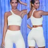 1/6PCS Women Sportswear Set Set Gym Odzież Ubrania dresowe z długim rękawem Top Top High talia bezproblemowe legginsy fitness Sports Suits 220513