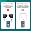 TN33 Billigaste hörlurar Led Display hörlurar Bluetooth 5.1 In-ear trådlösa hörlurar hörlurar