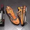 Mannen Oranje Casual Schoenen Sneakers mannen Masculino Adulto Lente Herfst Nieuwe Ademende Mode Sneaker Dikke Zool Zapatillas Hombre