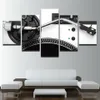 Ohne Rahmen, Musik-DJ-Nachtclub-Plattenspieler, 5 Stück, Heim-Wanddekoration, Kunst-HD-Druck, Gemälde auf Leinwand für Wohnzimmer