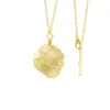 Energia Natural Irregular Pedra de Cristal De Ouro Prata Banhado Pingente Colares Party Club Decor Fashion Handmade Jóias Para As Mulheres Menina