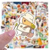 50Pcs/Lot Cute Cartoon Guinea Pig Sticker Graffiti Stickers Cavia Porcellus Laptop Skateboard Car Stickers Luggage Decals