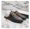 Kvinnor Princetown tofflor Mens Loafers ￤kta l￤derkohud Sandaler Casual Shoes Metal Buckle Lace Lazy Slipper With Box8
