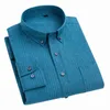 Heren-jurken SHIRTS PUR KATTE KATTE HOOG KLACHT LONGSLEEVE-shirt voor mannen Gerichte casual plaid heren kleding slanke fit button-up shirtmen's