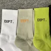 Gary Dept vujade basique graffiti serviette chaussettes à fond épais couple marée chaussettes hommes et femmes tube moyen socks281i