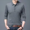 Erkek Polos Dimi Rahat Japon Gömlek Erkekler Uzun Kollu Erkek Giyim Tops 6% Yün Yüksek Kaliteli Tasarımcı Moda Marka Düz Renk