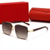 Vintage Carter Sunglasses Women 0128 Modna trend kwadratowe okulary słoneczne dla mężczyzn projektant marki jazdy odcieni