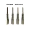 GR2 Titanium Smoking Nails Banger Ti Tip Nail Drip Tips For Enails Glass Bongs Hookah Water Pipes