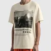 ブランドinshu tシャツ美しい潮rhude写真ポニーグループスローガン印刷ハイストリートルーズラウンドネックカップル