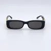 vintage okulary przeciwsłoneczne mody małe prostokąty kobiety 2023 Design Ladies Chudy Outdoor Shopping Caś