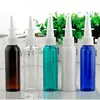 10pcs/Los 60 ml Runde Schulter Pet Pet Bottle Medizinische Nasenspray Gerade Tropfen feiner Nebel leeres Kunststoff -Probe235H