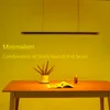 Hängslampor runda ljus lyxkronkrona modern minimalistisk linje atmosfär lampa restaurang bar skrivbord kontor energibesparande ögondragare