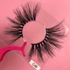 1 par 30mm Full Strip Lashes Partihandel CrissCross Long Mink Eyelashes Reusable False Eyelashes Volymförlängning