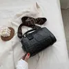 Design luxury fashion bags for women embossed hand soft leather small squareWomen's