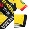 Jumbo Yellow 2024 Kort ärm Cykeltröja Bib Set Mountain Bike Clothing Mtb Bicycle Clothes Maillot Ropa Ciclismo Sports Wear