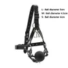 camaTech Silicone Big Hollow Gag Balls With Metal Nose Hook BDSM Large Open Mouth Erotic Slave Bondage Head Harness sexy Toys