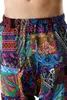 Mens African Print Harem Baggy Genie Boho Pants Casual Cotton Yoga Drop Crotch Joggers Sweatpants Hip Hop Traditionella byxor 220705