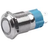 Interruptor IP65 Botão de push de metal impermeabilizado FLHO /ALTO DE CABEÇA POWER LED LED LED LEITA ALGULAÇÃO ALGULAÇÃO DE ALTULAÇÃO DE ALGUNDAÇÃO 3V 12V 24V 220VSWITCH