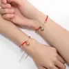 Charm Bracelets Chinese Style Year Lucky Red String Zodiac Cute Tiger Bracelet Couple Girlfriend Hand Strap Gift Student BraceletCharm Lars2