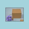 Gift Wrap Event Party Supplies Festive Home Garden Qi 13Sizes Cube Kraft Paper Box Square Brown Cardboard For Packaging Natural Jewelry Bi