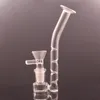 Adattatore per gancio in vetro J per narghilè con filtro a foro concavo per boccaglio per giunto da 14 mm Bong per acqua Bong per cenere Catcher bong Tubi per bruciatore a nafta in vetro fai-da-te