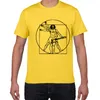 gitarr rolig t-shirt män vitruvian man rockband vintage grafisk musik nyhet streetwear t shirt män homme män kläder 220505