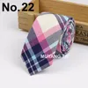 Commercial Cotton Tie Classical Color Rainbow Stitching Necktie Lovely Striped Mens Narrow Neckties Designer Handmade Ties203a