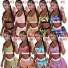 Moda Kobiety Stroje Kąpielowe List Designer Bikini Garnitur Bez Rękawów Kamizelki Zbiorniki + Spodenki 2-częściowe Stroje Szybki Suchy Swimsuit Lato Beachwear Uroczy