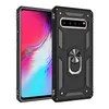 Bracket stötsäker rustningstelefonfodral för Samsung S10 S10E S9 S8 Plus Defender Heavy Duty Magnetiska ringtelefontillbehör