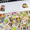 50pcs mieszany kreskówka retro graffiti Anime Naklejki bagażowe DIY deskorolka laptop hełm naklejka na gitarę naklejki