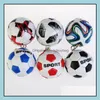 Nyckelringar mode accessoarer 3d sport fotboll nyckelring souvenirer pu läder för män fans smycken hänge pojkvän gåvor d dhjnm